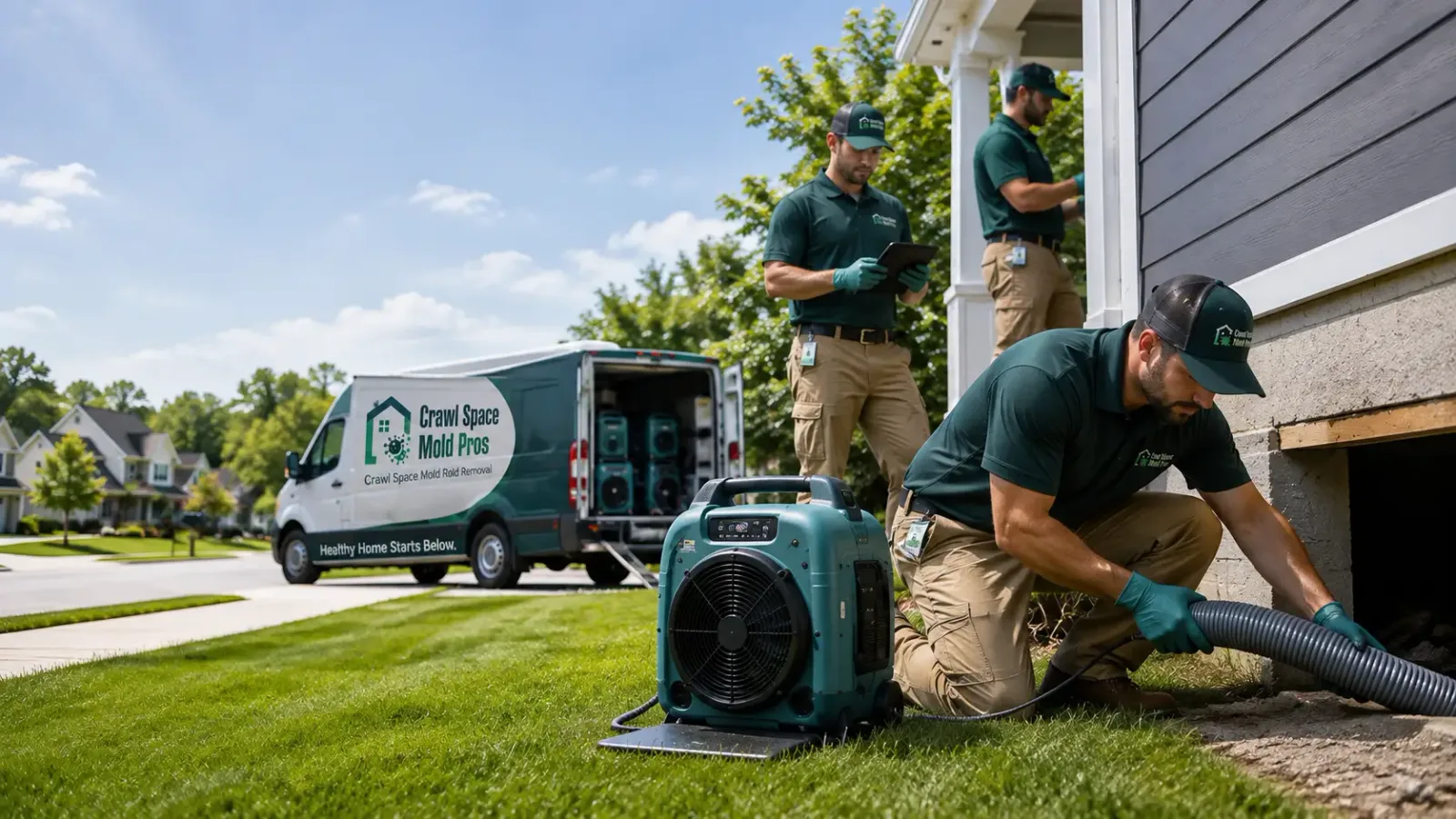 Crawl Space Mold Removal in Goodfield, IL